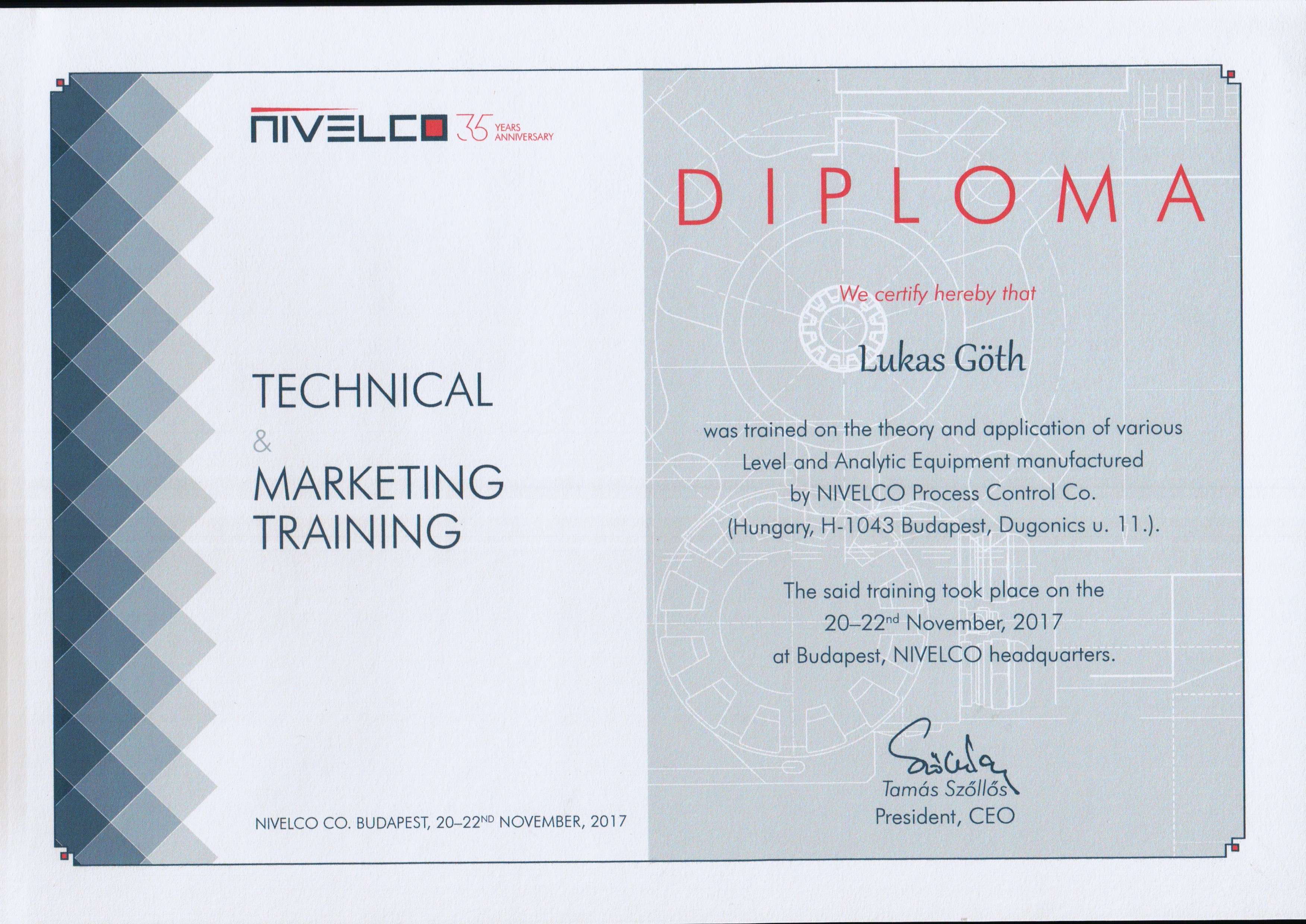 Nivelco- Technical Marketing Training