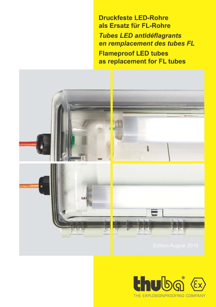 Druckfeste LED-Rohre als Ersatz für Langfeldleuchten